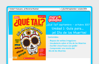 Que Tal? Spanish magazine.